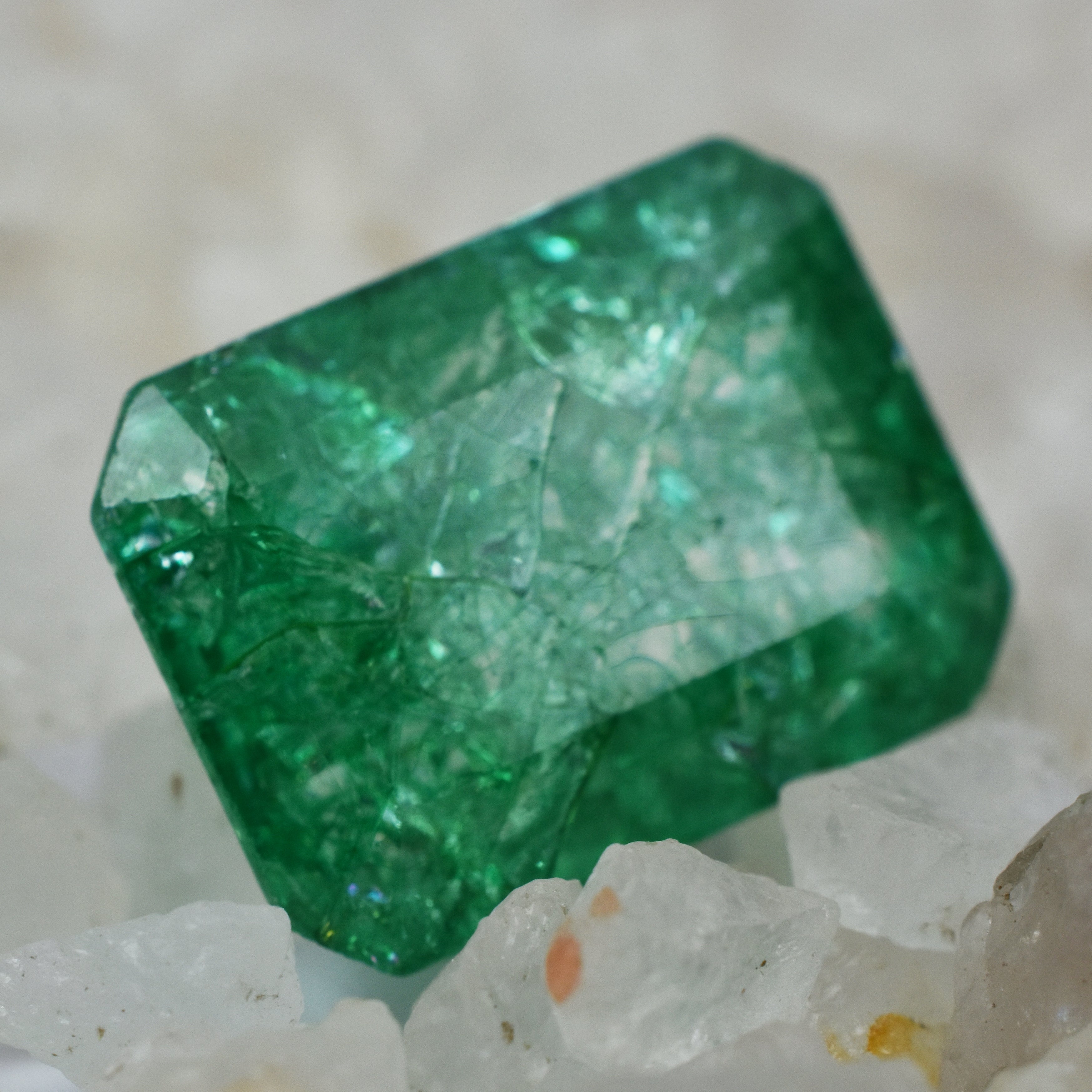 Free Shipping & Gift | Best Offer | A++ Quality Emerald Green Gem 10.45 Carat Emerald Green Emerald Cut Natural Certified Loose Gemstone | Gift For Loved Ones