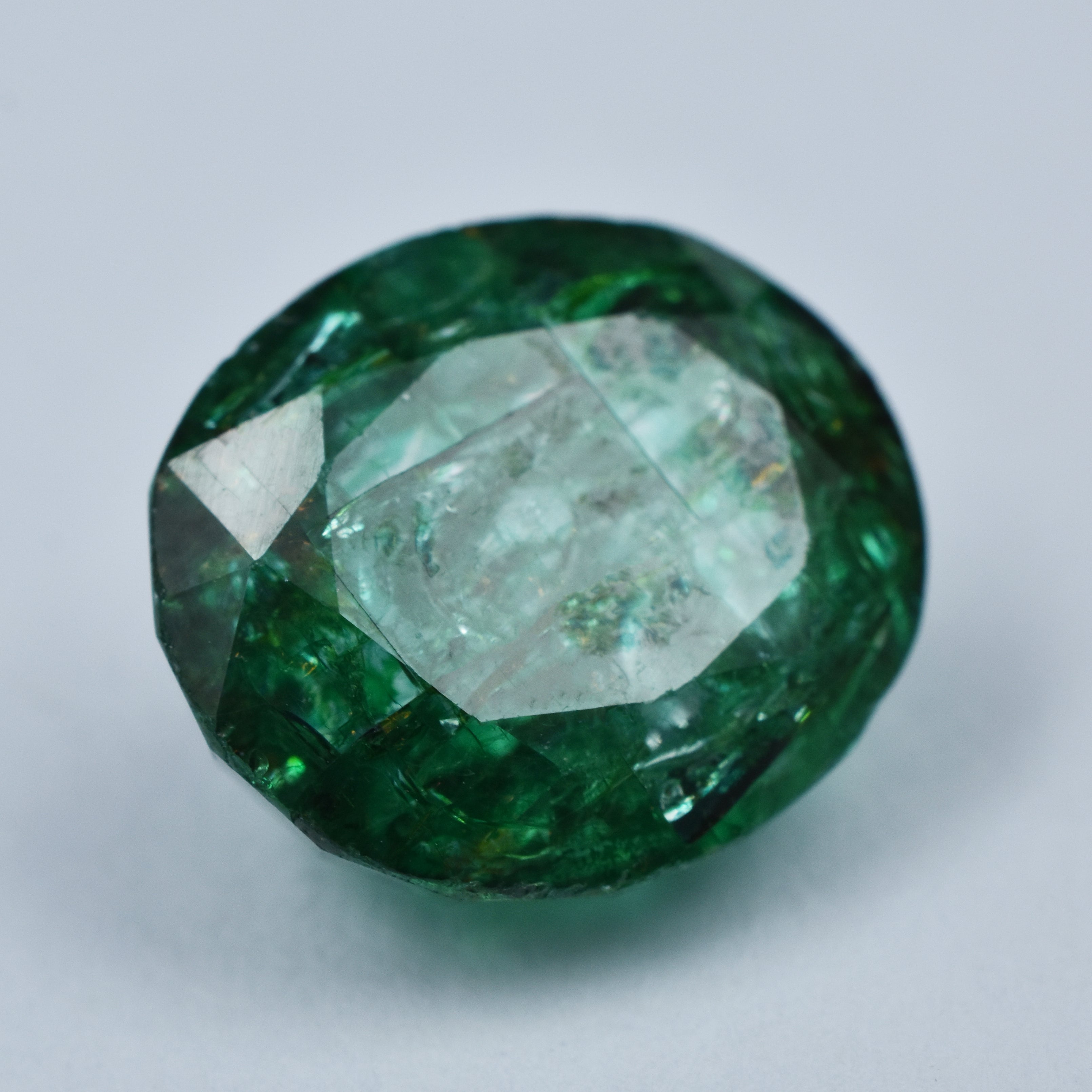 Glorious Emerald Green 8.65 Carat Green Emerald Oval Cut Natural CERTIFIED Loose Gemstone | Free Delivery Free Gift | Best Offer With Best Price