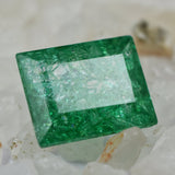 Expensive Gift Offer !!! Gift For Your Loved Ones , Certified 7.84 Carat Emerald Cut Green Emerald Natural Loose Gemstone , Emerald Cut Green Emerald Gemstone, Beautiful Emerald Green