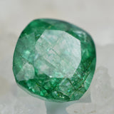 Green Emerald Square Cushion Cut 9.56 Carat Natural CERTIFIED Loose Gemstone | Free Delivery Free Gift | Summer's Offer