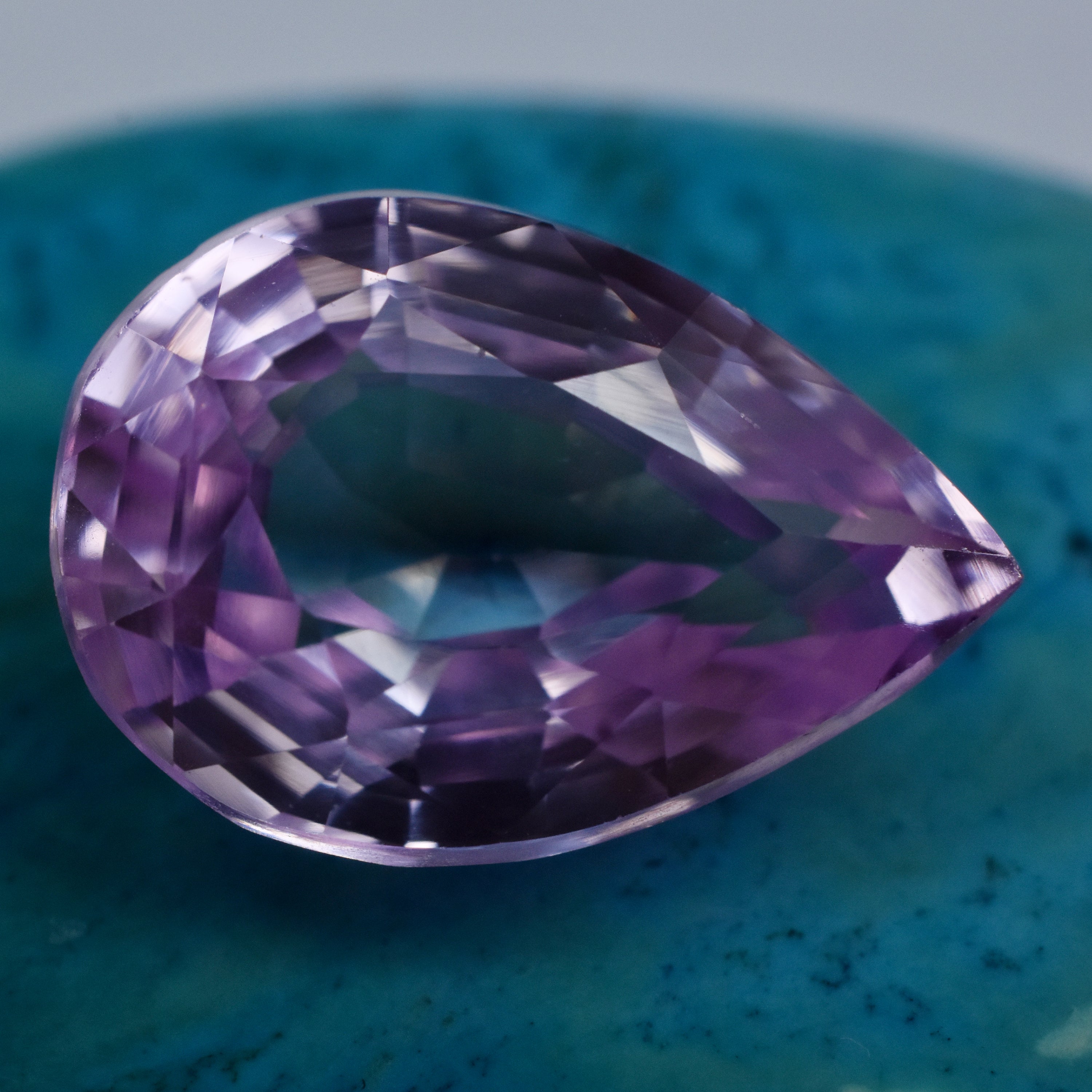Beautiful Sapphire Gemstone From Sri-Lanka 10.25 Carat Pear Cut Natural Sapphire Pink Certified Loose Gemstone Pendant Size Sapphire