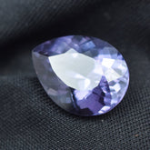 Natural Alexandrite Color-Change Gemstone pear cut front view