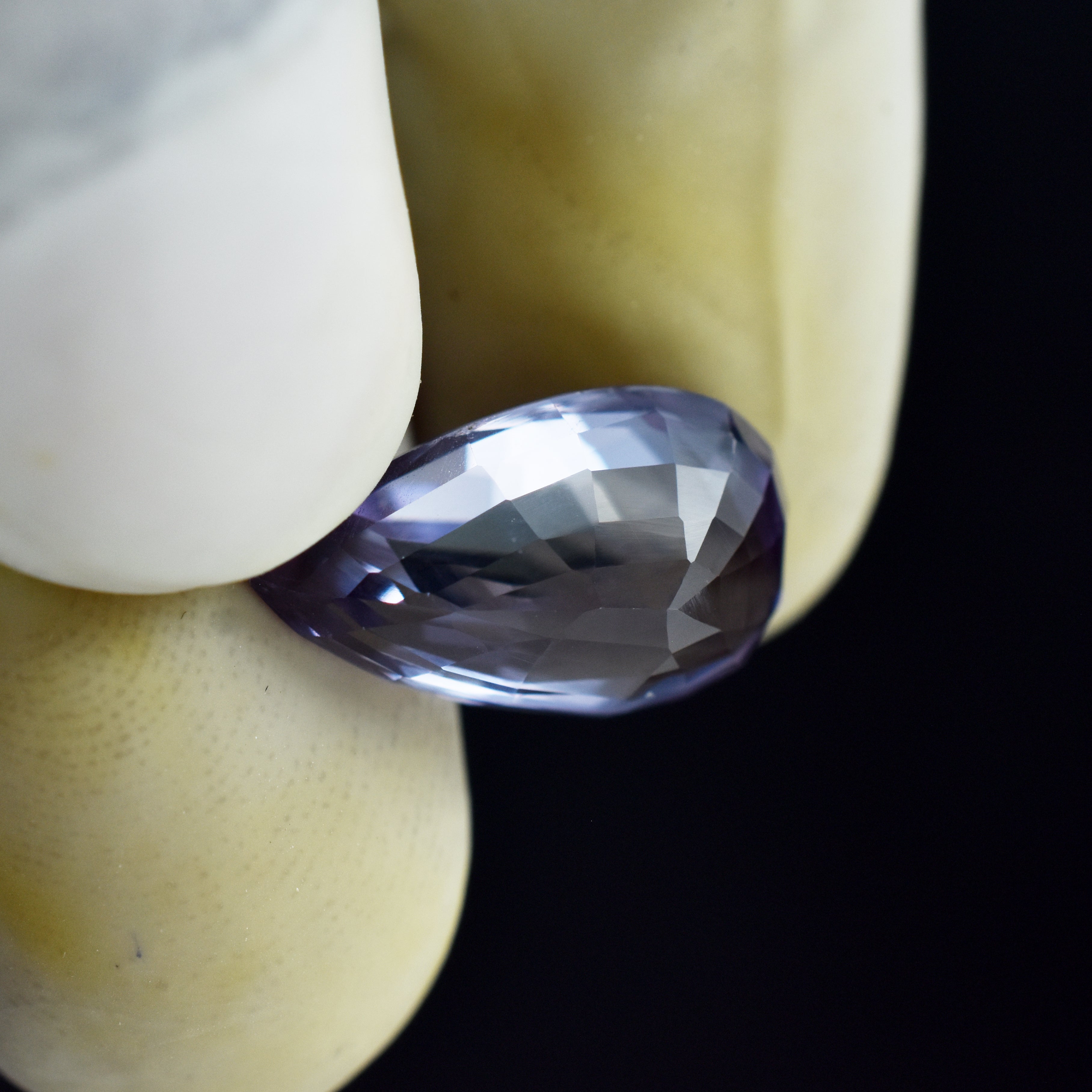 Certified 7.60 Carat Natural Color Change Alexandrite Pear Shape Jwelery Making Loose Gemstone