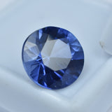 Best Certified 6.25 Carat Round Cut Blue Tanzanite Natural Certified Loose Gemstone Jewelry Making Gemstone