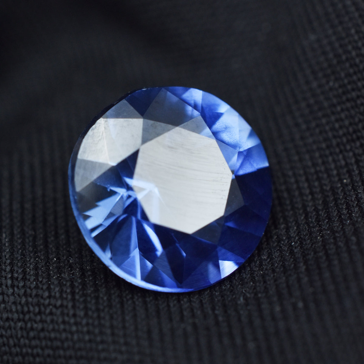 Best Certified 6.25 Carat Round Cut Blue Tanzanite Natural Certified Loose Gemstone Jewelry Making Gemstone