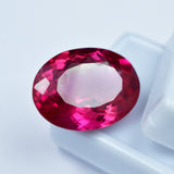 A large 26.25-carat bi-color sapphire, certified and ready for a custom jewelry setting.