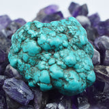 Exclusive Piece 500-550 Carat Sky Blue Turquoise Natural Loose Gemstone Rough Certified Turquoise Rough Raw Gemstone Mineral Specimen Base Free Shipping Free Gift