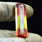 27.00 carat natural baguette-cut sapphire, an amazing certified loose gemstone for a gift.