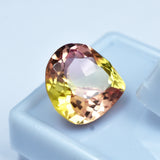 Pear-cut bi-color sapphire, 11.50ct, a certified natural loose gemstone for a beautiful ring.