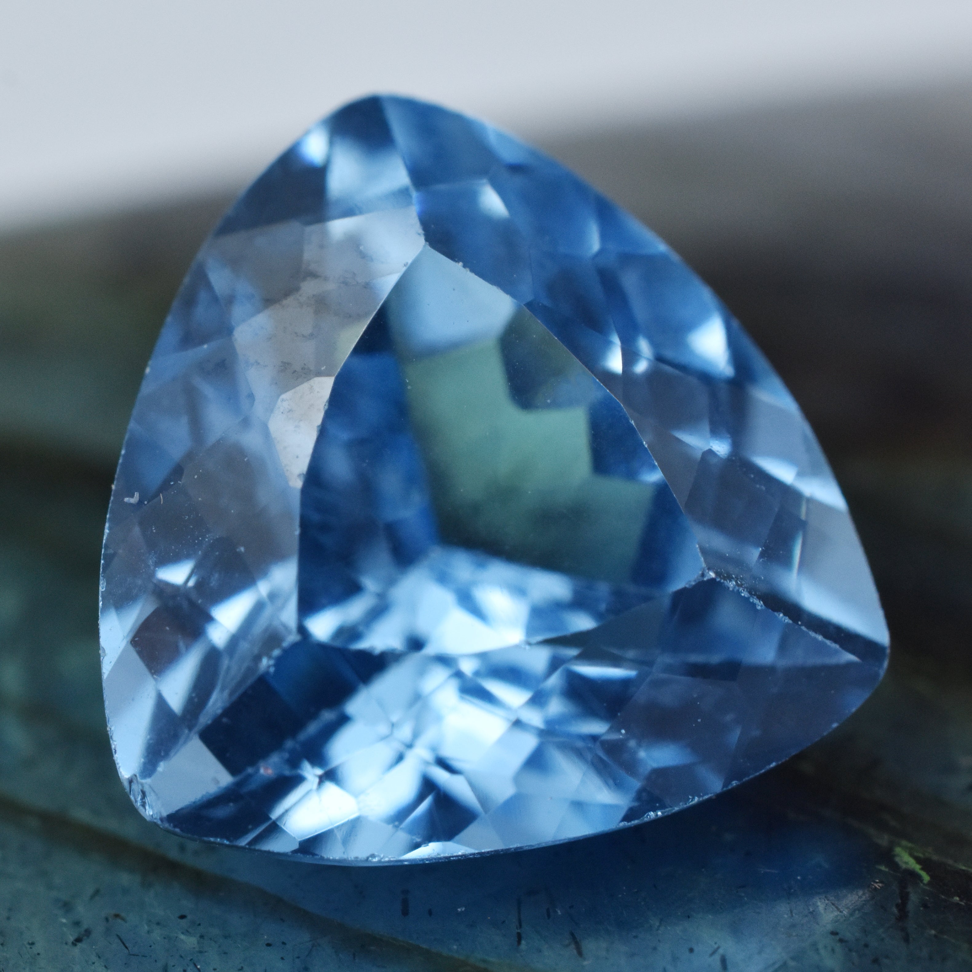 Aesthetic Beauty Has Sapphire 4.80 Carat Blue Color Most Impressive Sapphire Trillion Cut Natural Certified Loose Gemstone
