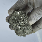 600 Ct Golden Pyrite Crystal Natural Raw Rough CERTIFIED Uncut Loose Gemstone