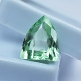 6.45 carat fancy-shaped bluish-green Montana sapphire, a natural certified loose gemstone