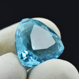 Hurry Up For Excellent Offer !! 12.99 Ct Trillion Cut Certified Natural Loose Gemstone Blue Aquamarine Gem |  Best For Calming and Soothing & Spiritual Growth