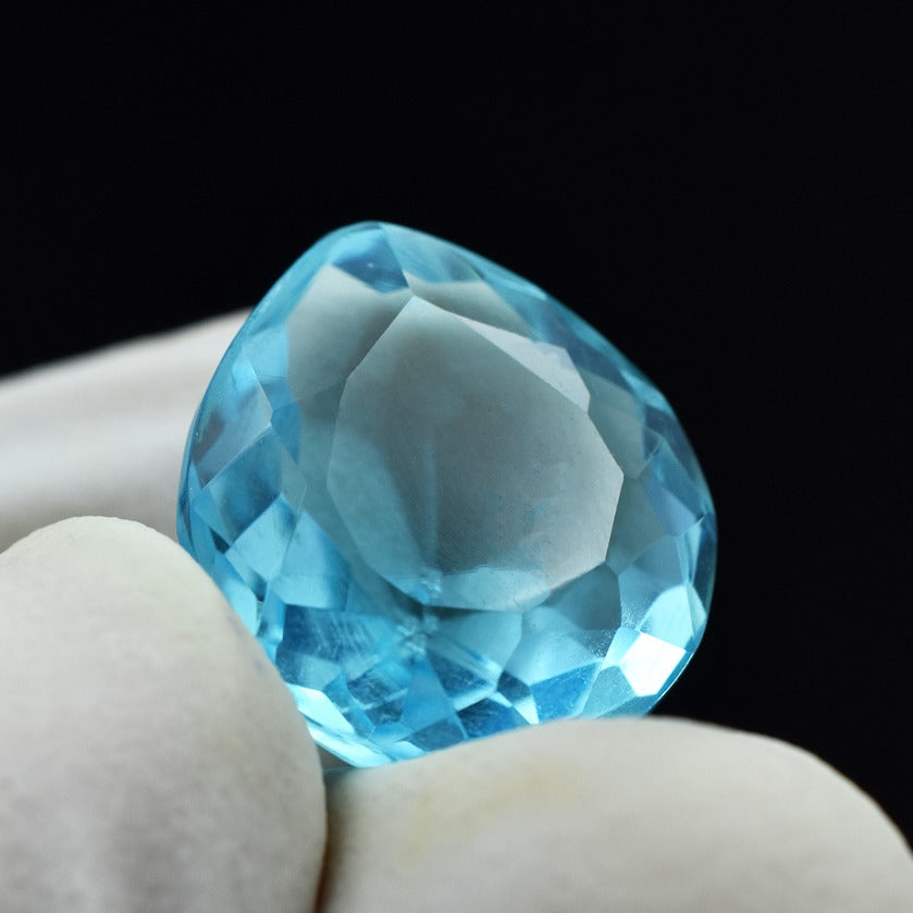 Natural Aquamarine 14.52 Carat Pear Shape 14.3X13.4X11.8MM Loose Gemstone Good Quality Loose Gemstone For Gift And  Making For Jewelry - Best Offer Limited Time