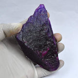 raw purple sapphire