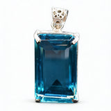 sapphire pendant for women