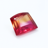 Prettiest Sapphire Gemstone !! 30.25 Carat Fancy Cut Natural Bi-Color Sapphire Certified Loose Gemstone