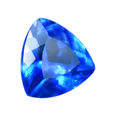 Trillion Cut CERTIFIED Natural 3.95 Carat Blue Sapphire Loose Gemstone