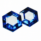 CERTIFIED 20.15 Ct Natural Blue SAPPHIRE Fancy Cut Beautiful Pair Loose Gemstone