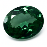 Natural Oval Cut Bluish Green 17.25 Ct Montana Sapphire CERTIFIED Loose Gemstone