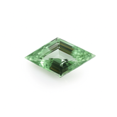 Fancy Cut 21.20 Ct Natural Bluish Green Sapphire Loose Gemstone CERTIFIED