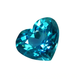 Certified Natural Grandidierite Bluish Green Heart 8.56 Ct Rare Loose Gemstone