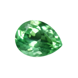 CERTIFIED Loose Gemstone 9.56 Ct Natural Bluish Green Montana Sapphire Pear Cut