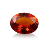 Natural Orange Sapphire CERTIFIED Oval Cut 10.25 Carat Loose Gemstones