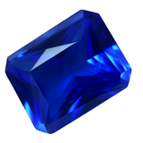 Natural Emerald Cut 7 Ct Ceylon Sapphire Blue CERTIFIED Loose Gemstone