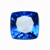 Natural Blue Sapphire CERTIFIED 10.23 Ct Color Cushion Cut Loose Gemstone.