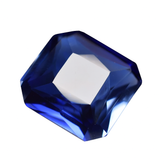 NATURAL Blue Sapphire 9.55 Ct CERTIFIED Loose Gemstone Stunning Square Cut
