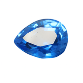 Flawless Blue Natural Sapphire Pear Shape 6 Carat Certified Loose Gemstone