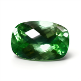 Bluish-Green Cushion Cut 10.68 Ct Natural Montana Sapphire CERTIFIED Gemstone