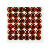 Lot Of 10 Pcs SAPPHIRE Orange Round Cut Natural 5x5 mm Loose Gemstone CERTIFIED