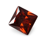 9 Pcs Natural CERTIFIED Sapphire Dark Orange Square Cut Loose Gemstone 5x5 MM