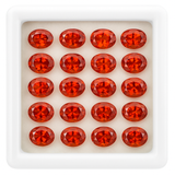 12 Pcs Natural Sapphire Orange Color Oval Cut CERTIFIED Gemstone Lot 7x5 mm