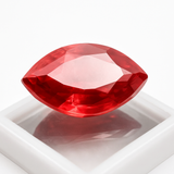 Marquise Cut 11.00 Ct Natural CERTIFIED Orange Sapphire Orange Loose Gemstone