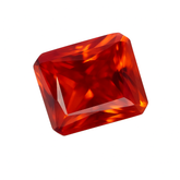 CERTIFIED Natural ORANGE Sapphire 6.20 Ct Mind Blowing SQUARE CUT Gemstones