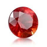CERTIFIED By GIR 8.65 Ct Natural Padparadscha Sapphire Loose Gemstone Round Cut.
