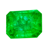 Colombian Muzo Emerald 8.56 Ct Certified Natural Loose showcasing vibrant green color and excellent cut quality.