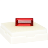 6.70 Carat Natural Padparadscha Sapphire Baguette Cut Loose Gemstone Mini Cut Stone