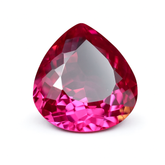 Certified 18.15ct natural bi-color sapphire, a Pan Pear-cut loose gemstone for a ring.
