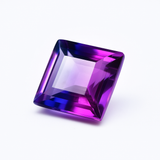 17.30ct certified square-cut bi-color sapphire, for engagement rings, on sale.