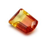 27.70 carat bi-color sapphire, a certified natural loose gemstone with free delivery.