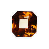 Square Cut 7.95 Ct Natural Ceylon Sapphire Orange Rare Loose Gemstone CERTIFIED