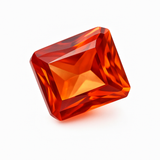 CERTIFIED Natural Emerald Cut 3.05 Carat Padparadscha Sapphire Loose Gemstone