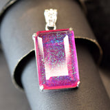 83.05 Ct 925 Sterling Silver Monarch Opal Gems CERTIFIED Lab Created Pendant