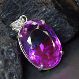 sapphire pendant for women