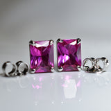 Mozambique Natural Earring Pair CERTIFIED Emerald Pink Ruby Gift For Birthday