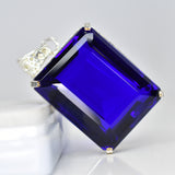 sapphire pendant for women